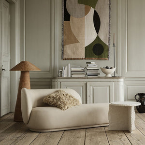 ferm LIVING sofa and ottoman