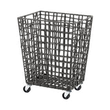 ROUGH KNIT LAUNDRY BASKET with CASTER 45L グレー