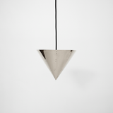 October Ceiling Lamp Polished Steel
