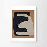 Berit Mogensen Lopez Beige on Black 30×40cm