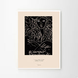 By Garmi Woman With A Book A4