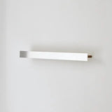 Gallery Shelf Oak base / Brushed Steel Front 80cm
