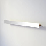 Gallery Shelf Oak base / Polished Steel Front 80cm