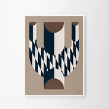 Studio Paradissi Vase with Diagonal Pattern A4