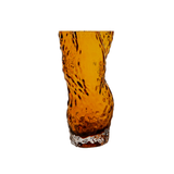 Ostrea Rock Glass Vase Amber