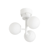 TINY GLASS CEILING LIGHT 3 ホワイト・ミルクグラス