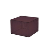 Venti Coffee Table Square Dark Cherry Red