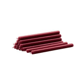 Candles box w/12 pcs Bordeaux