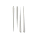 Large taper candles by ester & erik box w/4 pcs White