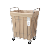 LAUNDRY SQUARE BASKET with CASTER 45L ベージュ