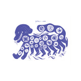 Chinese Dog Blue 50×70cm